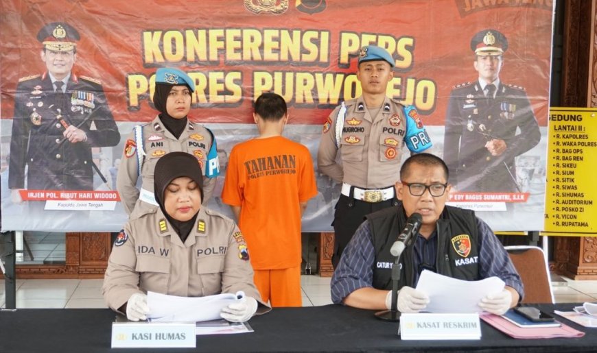 Seorang Pria di Purworejo Terancam Hukuman 15 Tahun