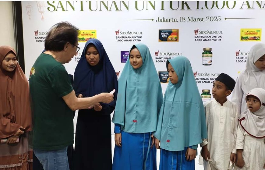 Berkah Ramadan: Sido Muncul Ulurkan Tangan, Bahagiakan 1.000 Anak Yatim Jakarta dengan Rp 200 Juta