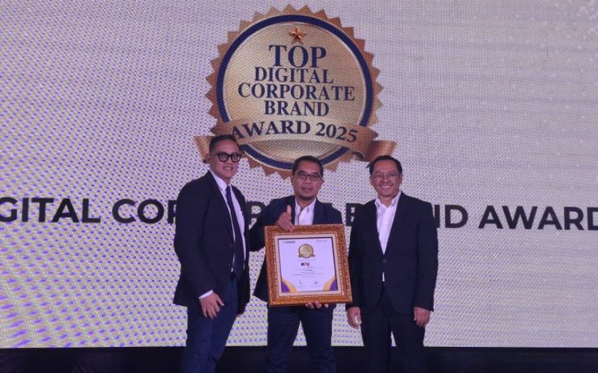 PT Railink Meraih Penghargaan 7th Top Digital Corporate Brand Award 2025