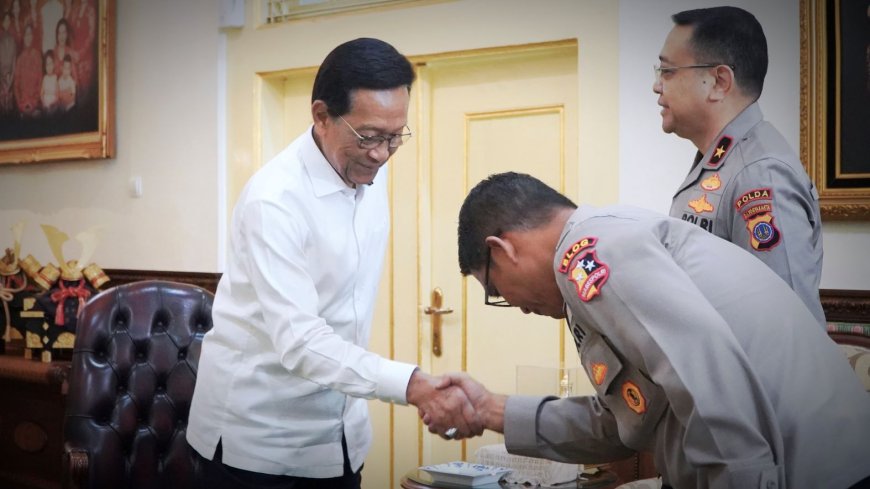 Kapolda DIY Bertemu Sultan HB X, Bahas Situasi Terkini