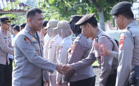 Jaga Kekompakan, Kapolres Kulonprogo Gelar Halal Bi Halal