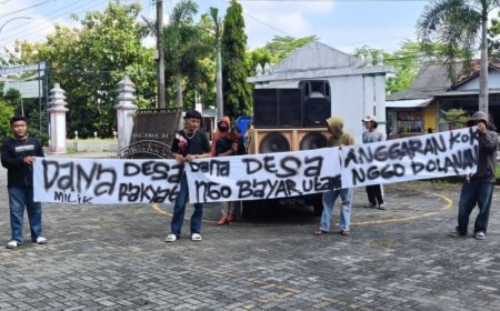 Hanya Sepuluh Menit, Forum Peduli Seloharjo Unjuk Rasa