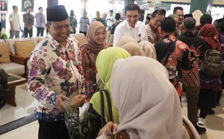 Syawalan Paguyuban Lurah dan Pamong, Harda Tekankan Kekompakan
