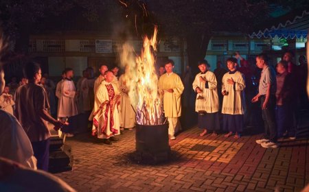 Wawali Yogyakarta Wawan Harmawan Hadiri Vigili Paskah di Pugeran, Serukan Toleransi