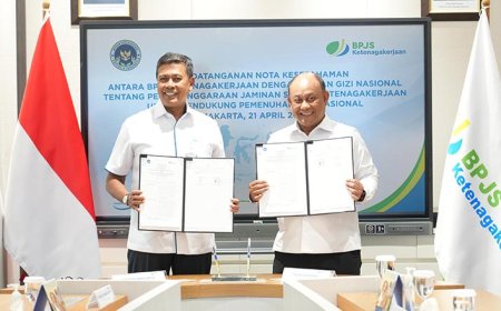 BPJS Ketenagakerjaan dan BGN Sepakat Lindungi Seluruh Pekerja di Ekosistem MBG