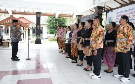 Bupati Sleman Melantik Pengurus Asosiasi Instruktur Senam