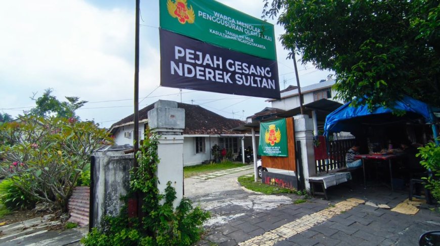 Warga Lempuyangan Tolak Pengukuran PT KAI