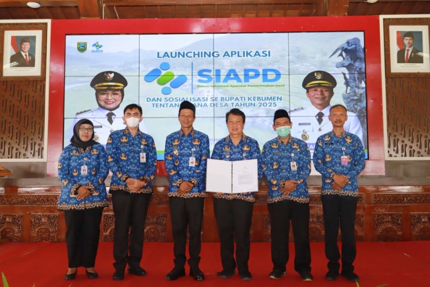 Pakai Aplikasi SIAPD, Kinerja Perangkat Desa di Kebumen Dipantau secara Real Time