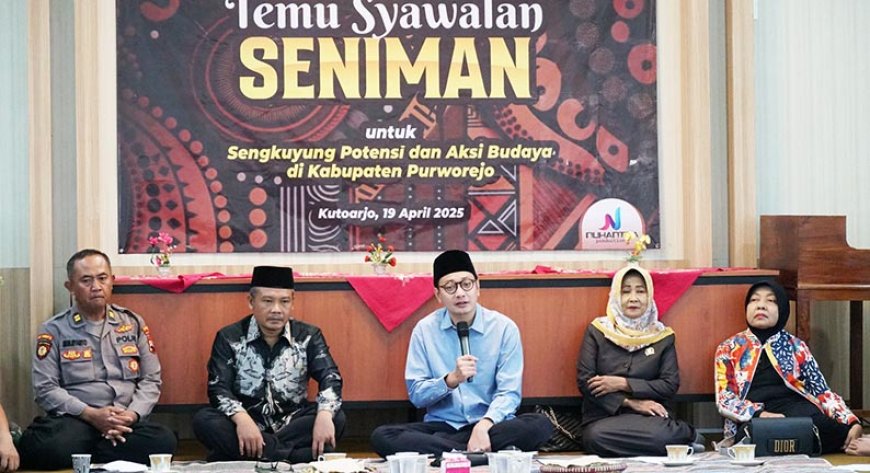 Hadiri Syawalan Seniman, Dion Agasi Janjikan Dukungan untuk Seni dan Budaya