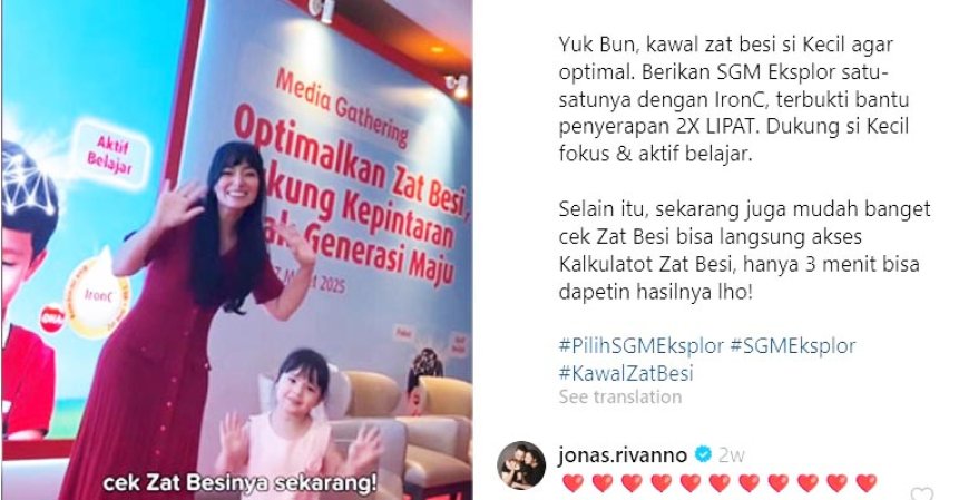 Otak Cerdas Dimulai Sejak Dini: Asmirandah Bongkar Strategi Rahasia Investasi Nutrisi Si Buah Hati