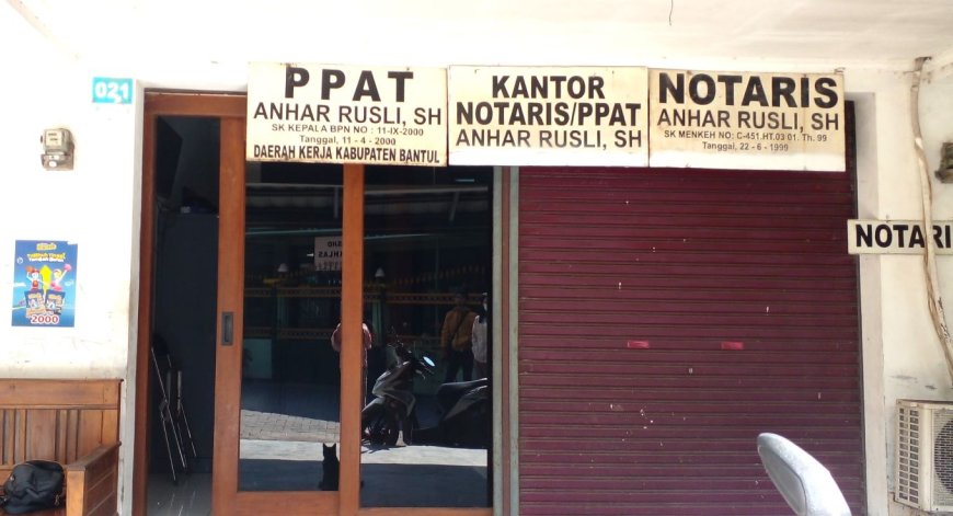 Kantor Notaris Kasus Mbah Tupon Beroperasi Normal