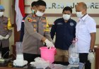 Polres Purworejo Memusnahkan Sabu 841 Gram