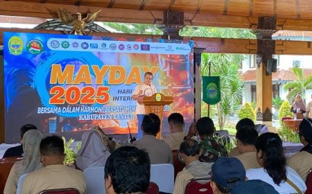 Bupati Bantul Menilai Buruh Punya Kontribusi Besar bagi Perekonomian