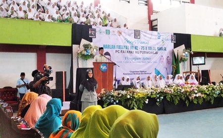 Harlah ke-75 PC Fatayat NU Kabupaten Purworejo, Dion Beri Pesan Khusus