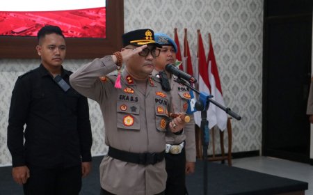 Kapolsek Kutowinangun Naik Pangkat Pengabdian Menjadi Komisari Polisi