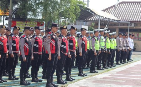 Polres Purworejo Mengerahkan 117 Personel Saat Pengumuman Kelulusan Siswa SMA