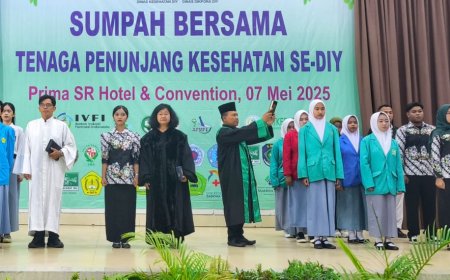 Bukan Formalitas, 683 Lulusan SMK Kesehatan Disumpah sebagai Tenaga Penunjang Kesehatan