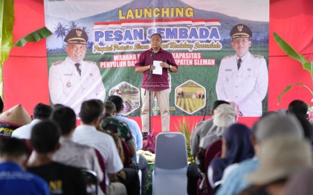 Bupati Sleman Dorong Percepatan Swasembada Pangan