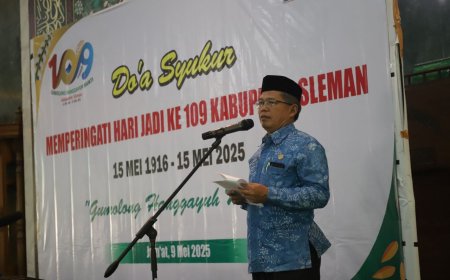 Pemkab Sleman Gelar Doa Syukur Sambut Hari Jadi ke-109