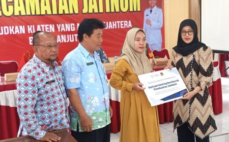 Cegah Stunting, TP PKK Jatinom Klaten Salurkan Bantuan Non Nutrisi