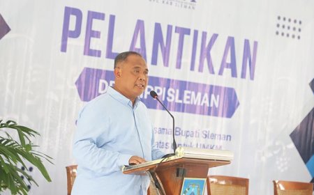 Pengukuhan HIPPI, Pemkab Sleman Siap Kolaborasi Dorong Roda Perekonomian