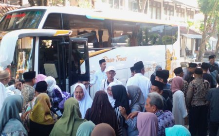 Kloter Sapu Jagad Bantul Berangkat ke Jeddah