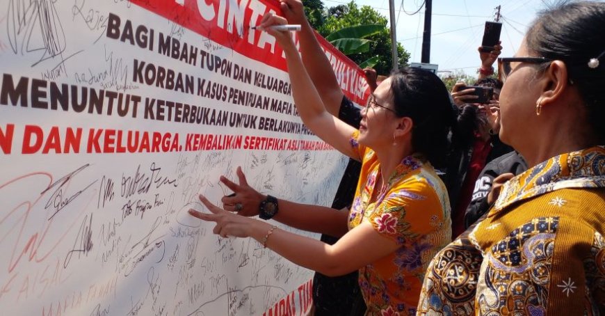 Rieke Diah Pitaloka: "Justice for Mbah Tupon"