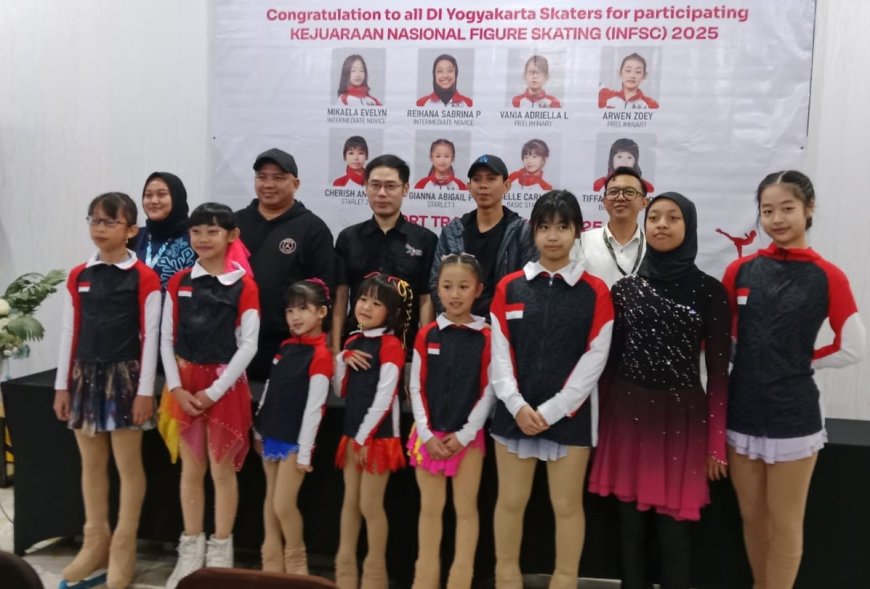Membanggakan, Tim FISI DIY Meraih 13 Medali di Kejuaraan Nasional Ice Skating 2025