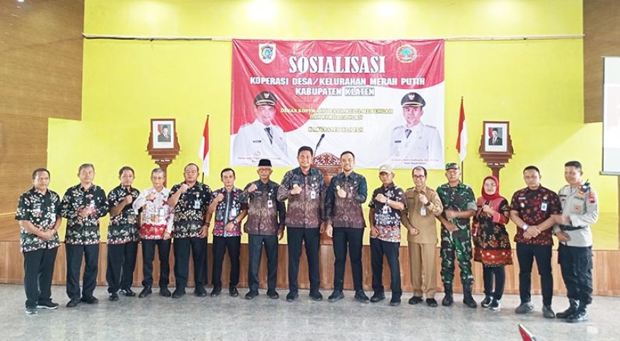 Bupati Klaten: BUMDes dan Koperasi Merah Putih Harus Saling Dukung