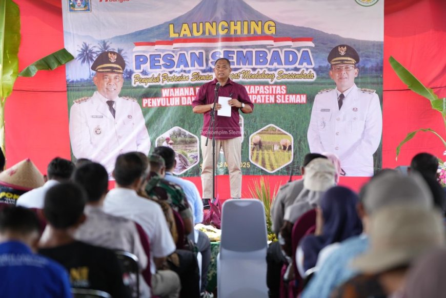 Bupati Sleman Dorong Percepatan Swasembada Pangan