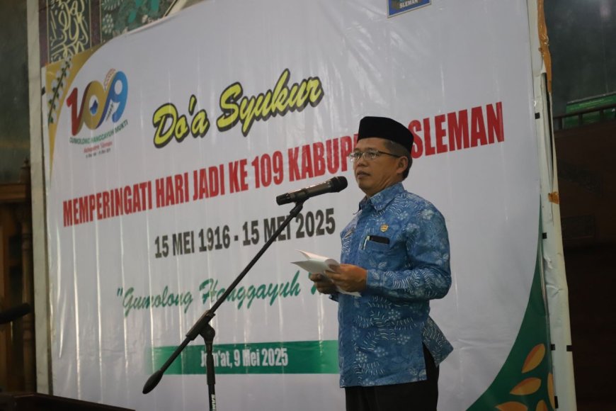 Pemkab Sleman Gelar Doa Syukur Sambut Hari Jadi ke-109