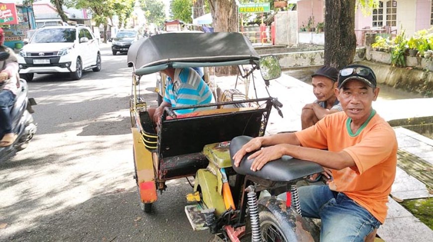 Jeritan Hati Pengemudi Bentor, Sehari Bisa Membawa Satu Penumpang Sudah Beruntung
