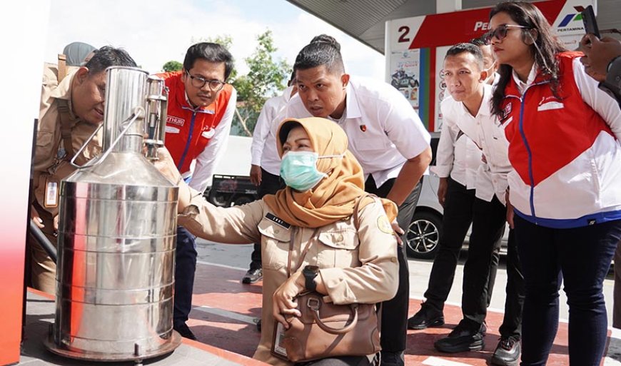 Dadakan, Pertamina Bersama Polda dan Metrologi Cek Sejumlah SPBU dan SPBE