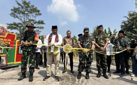 TMMD Mempercepat Pembangunan Infrastruktur Desa