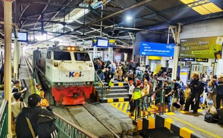 Penumpang KA di Yogyakarta Meningkat Signifikan