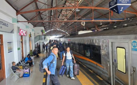 Penumpang KA dari Stasiun Kutoarjo Meningkat
