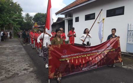 GKJ Patalan Bantul Gelar Kirab Undhuh-undhuh
