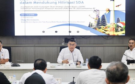 Di Hadapan Lemhannas, Wamen Ossy : Tak Ada Hilirisasi Tanpa Legalitas Lahan yang "Clear and Clean"