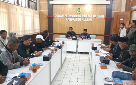 Prihatin Masalah Pertanian, Japak Klaten Audiensi ke Bupati dan Ketua DPRD