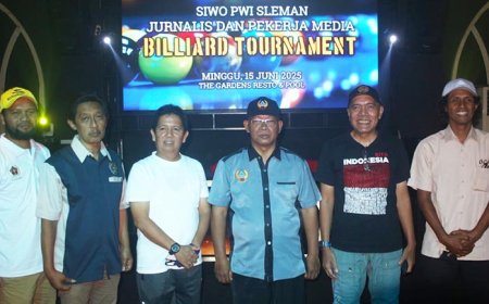 KONI Sleman Beri Apresiasi Turnamen Billiard Siwo Sleman