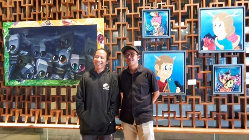 Ketika Boneka Sarung Jadi Inspirasi Seniman Suarakan Kritik Sosial