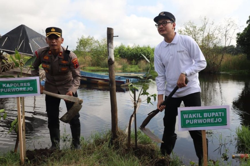Pemkab Purworejo Dukung Program Mageri Segoro dengan Tanam Mangrove