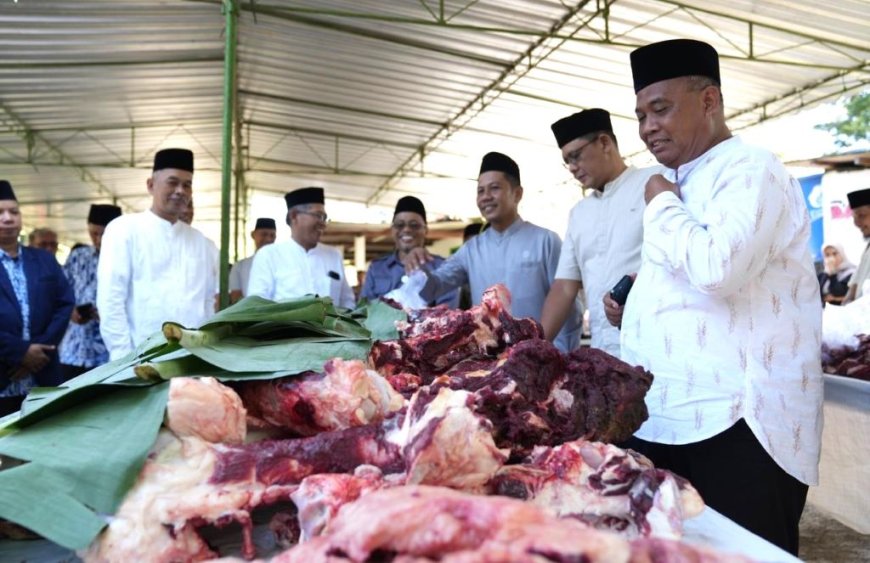 Bupati Sleman Harda Kiswaya Pantau Pelaksanaan Kurban
