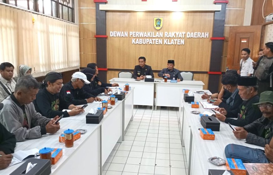 Prihatin Masalah Pertanian, Japak Klaten Audiensi ke Bupati dan Ketua DPRD
