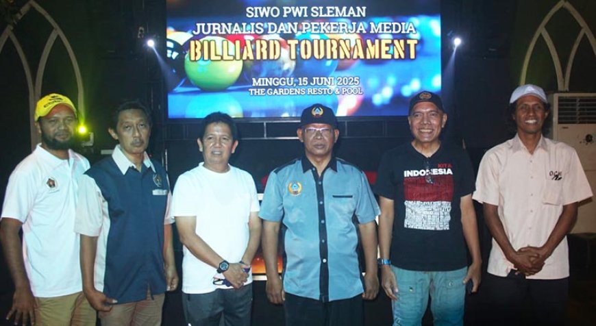 KONI Sleman Beri Apresiasi Turnamen Billiard Siwo Sleman