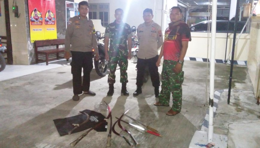 Rencana Tawuran Gagal, Polisi dan TNI Amankan 13 Remaja dan Senjata Tajam