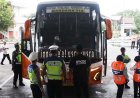 Operasi Patuh Candi, Polres Kebumen Cek Kelayakan 27 Bus
