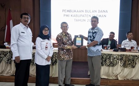 Bulan Dana PMI Sleman Tahun 2025 Ditargetkan Rp 1,5 Miliar