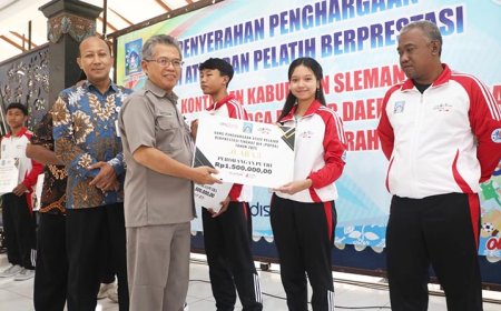 Merebut Juara II, Atlet Berprestasi Popda Tahun 2025 Mendapat Apresiasi