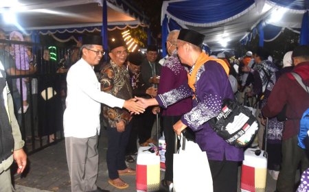 Rombongan Jamaah Haji Asal Sleman Tiba Selasa Malam